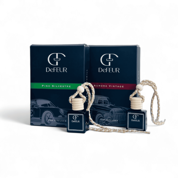 Pino Silvestre & Aurora Vintage Car Freshener Hanging Duo | Defeur Car Perfume