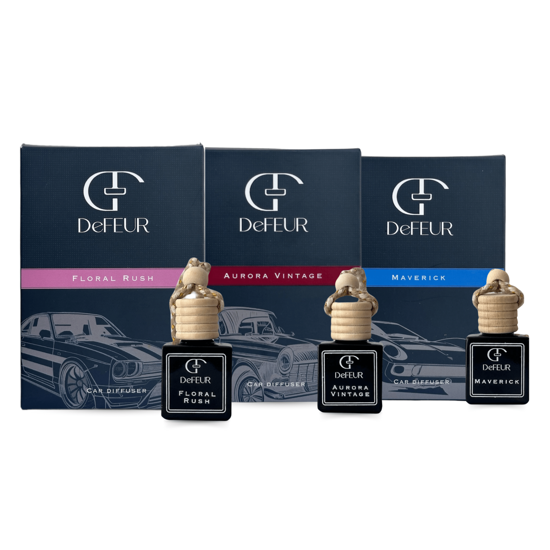 Refined Car Air Freshener Combo (3-In-1)