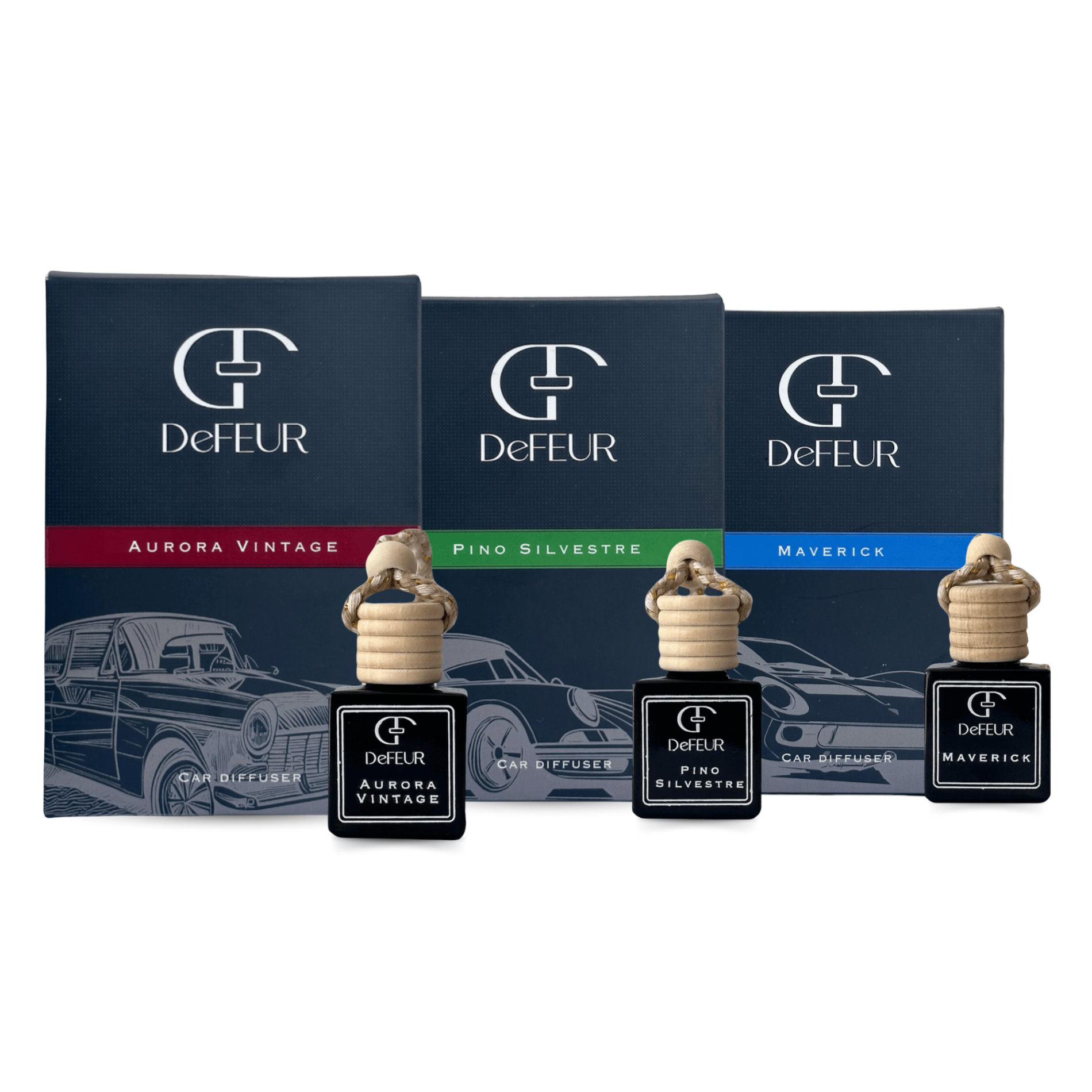 Essential Hanging Car Air Freshener (3-In-1 Combo)