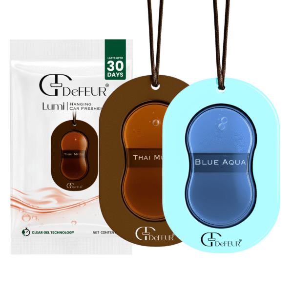 Dual-fragrance combo with Thai Musk and Blue Aqua freshness.