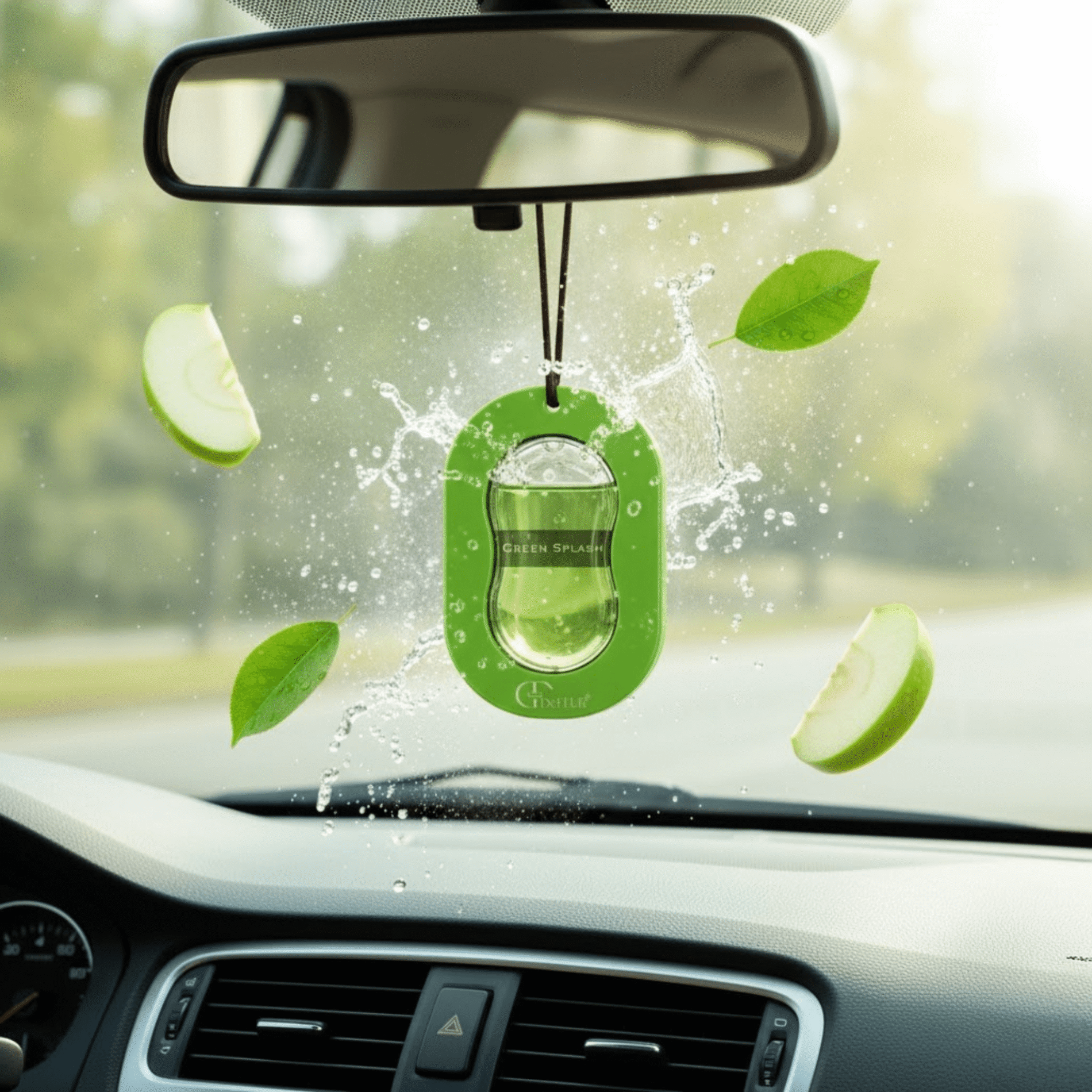 Defeur Lumi Green Splash Hanging Car Perfume
